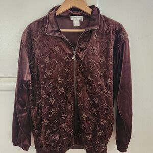 Vintage Brown Velvet Jacket